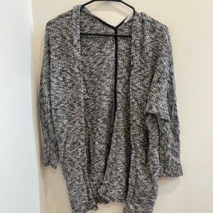 American Eagle Outfitters Black and White Women's Cardigan
